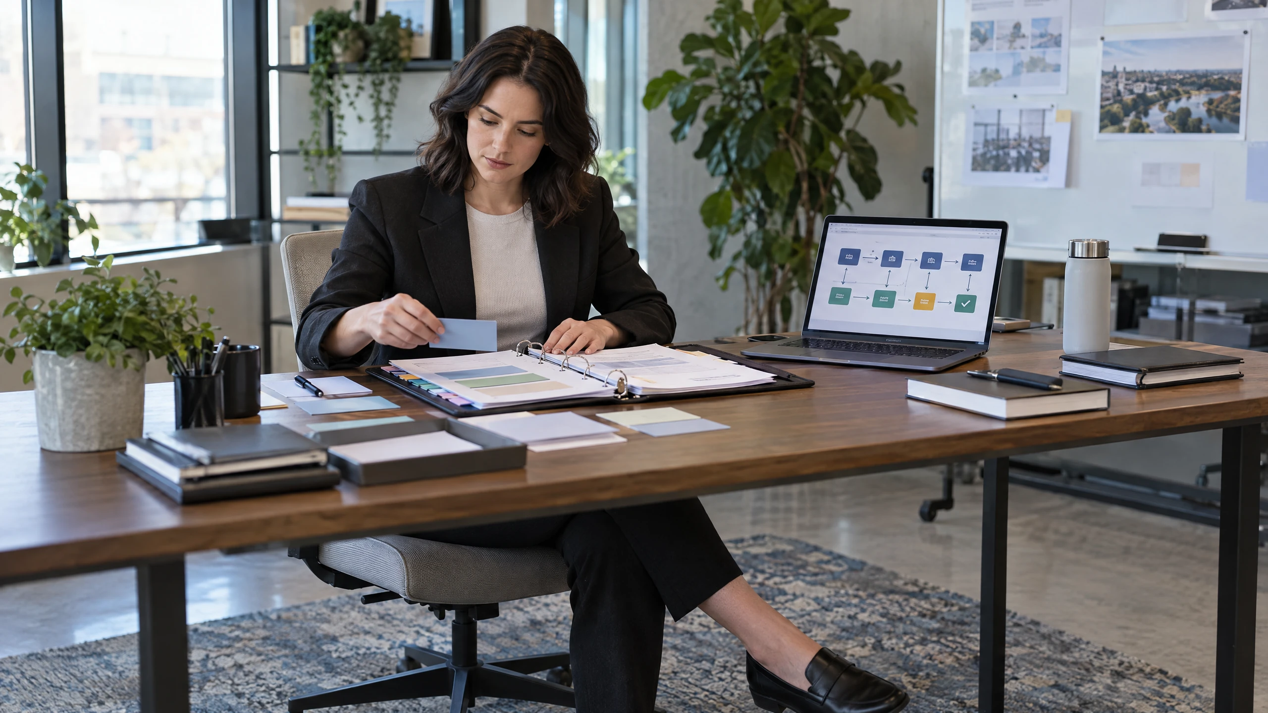 Business continuity coordinator assembling a role-based response plan with recovery actions and a return-to-operation checkpoint (illustrative)