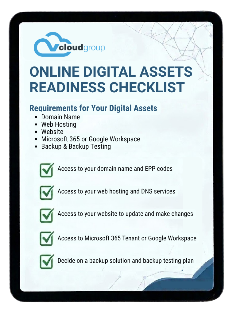 Online Digital Assets Readiness Checklist